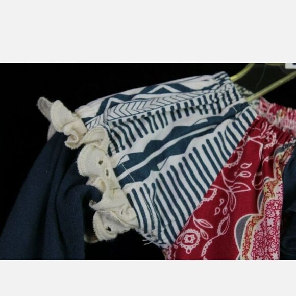 GIGGLE MOON GIRLS SIZE 12 MONTHS DRESS ELEPHANT RUFFLES LONG SLEEVE MULTICOLOR - Picture 4 of 9